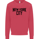 New York City as Worn by John Lennon Mens Sweatshirt Jumper Heliconia