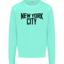 New York City as Worn by John Lennon Mens Sweatshirt Jumper Peppermint