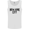 New York City as Worn by John Lennon Mens Vest Tank Top White