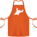 Newborn Baby Christening New Birth Mum Dad Cotton Apron 100% Organic Orange
