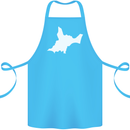 Newborn Baby Christening New Birth Mum Dad Cotton Apron 100% Organic Turquoise