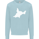 Newborn Baby Christening New Birth Mum Dad Mens Sweatshirt Jumper Light Blue
