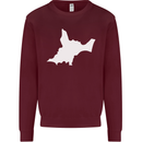 Newborn Baby Christening New Birth Mum Dad Mens Sweatshirt Jumper Maroon