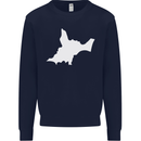 Newborn Baby Christening New Birth Mum Dad Mens Sweatshirt Jumper Navy Blue