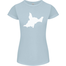 Newborn Baby Christening New Birth Mum Dad Womens Petite Cut T-Shirt Light Blue