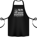 No Excuses Gym Training Top Bodybuilding Cotton Apron 100% Organic Black