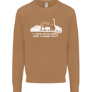 Noahs Ark Dinosaurs T-Rex Atheist Atheism Mens Sweatshirt Jumper Caramel Latte