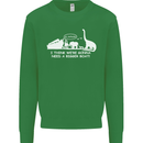 Noahs Ark Dinosaurs T-Rex Atheist Atheism Mens Sweatshirt Jumper Irish Green