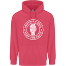 Northern Soul Keeping the Faith Childrens Kids Hoodie Heliconia