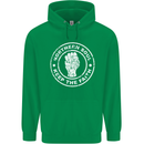 Northern Soul Keeping the Faith Childrens Kids Hoodie Irish Green