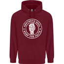 Northern Soul Keeping the Faith Childrens Kids Hoodie Maroon