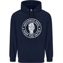 Northern Soul Keeping the Faith Childrens Kids Hoodie Navy Blue