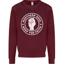Northern Soul Keeping the Faith Dancing Mens Sweatshirt Jumper Maroon