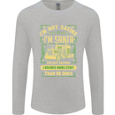 Not Santa Delivery Driver Christmas Funny Mens Long Sleeve T-Shirt Sports Grey