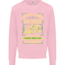 Not Santa Delivery Driver Christmas Funny Mens Sweatshirt Jumper Light Pink