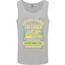 Not Santa Delivery Driver Christmas Funny Mens Vest Tank Top Sports Grey