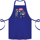 Nothing Without You Photography Photorapher Cotton Apron 100% Organic Royal Blue