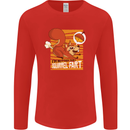 Nuttieer Than a Squirrel Fart Funny Farting Mens Long Sleeve T-Shirt Red