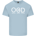 OCD Obsessive Camping Disorder Mens Cotton T-Shirt Tee Top Light Blue