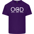 OCD Obsessive Camping Disorder Mens Cotton T-Shirt Tee Top Purple