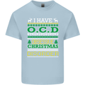 OCD Obsessive Christmas Disorder Mens Cotton T-Shirt Tee Top Light Blue