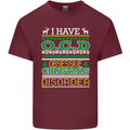 OCD Obsessive Christmas Disorder Mens Cotton T-Shirt Tee Top Maroon