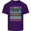 OCD Obsessive Christmas Disorder Mens Cotton T-Shirt Tee Top Purple