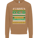 OCD Obsessive Christmas Disorder Mens Sweatshirt Jumper Caramel Latte