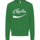 Obey Cthulhu Kraken Octopus R'lyeh Mens Sweatshirt Jumper Irish Green