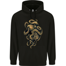 Octiger Octopus Kraken Cthulhu Tiger Mens 80% Cotton Hoodie Black