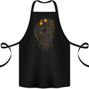 Octobot Octopus Kraken Cthulhu Scuba Diving Cotton Apron 100% Organic Black