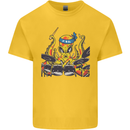 Octopus Drummer Drumming Drum Funny Kids T-Shirt Childrens Yellow