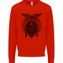 Odin The Vikings Valhalla Thor Gym Nordic Mens Sweatshirt Jumper Bright Red
