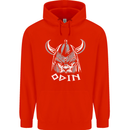 Odin Viking God Warrior Valhalla Norse Gym Childrens Kids Hoodie Bright Red