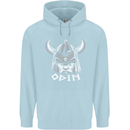 Odin Viking God Warrior Valhalla Norse Gym Childrens Kids Hoodie Light Blue