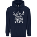 Odin Viking God Warrior Valhalla Norse Gym Childrens Kids Hoodie Navy Blue