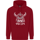 Odin Viking God Warrior Valhalla Norse Gym Childrens Kids Hoodie Red