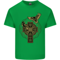 Odins Celtic Raven Viking Thor Ragnar Norse Mens Cotton T-Shirt Tee Top Irish Green