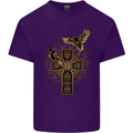 Odins Celtic Raven Viking Thor Ragnar Norse Mens Cotton T-Shirt Tee Top Purple