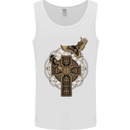 Odins Celtic Raven Viking Thor Ragnar Norse Mens Vest Tank Top White