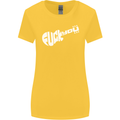 Offensive Guitar Acoustic Electric Bass Womens Wider Cut T-Shirt Yellow