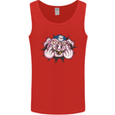 Offensive Pig Finger Flip Mens Vest Tank Top Red