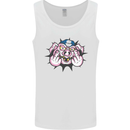 Offensive Pig Finger Flip Mens Vest Tank Top White