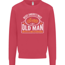 Old Man Motorcycle Motorbike Biker Funny Mens Sweatshirt Jumper Heliconia