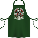 Old Man Strong Gym Age Bodybuilding Cotton Apron 100% Organic Forest Green