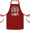 Old Man Strong Gym Age Bodybuilding Cotton Apron 100% Organic Maroon