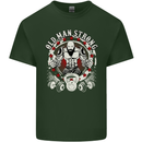 Old Man Strong Gym Age Bodybuilding Mens Cotton T-Shirt Tee Top Forest Green