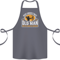 Old Man With a Bow & Arrow Funny Archery Cotton Apron 100% Organic Steel