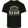 Old Man With a Motorcyle Biker Motorcycle Mens Cotton T-Shirt Tee Top Black