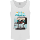 Old School 80s Music Cassette Retro 90s Mens Vest Tank Top White
